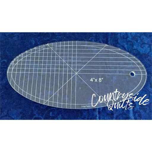 Oval Template 4’’ x 8’’ TMP-033