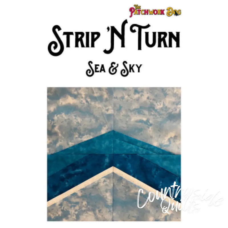 The Patchwork Dog Strip N Turn - Sea & Sky SNT-SEASKY