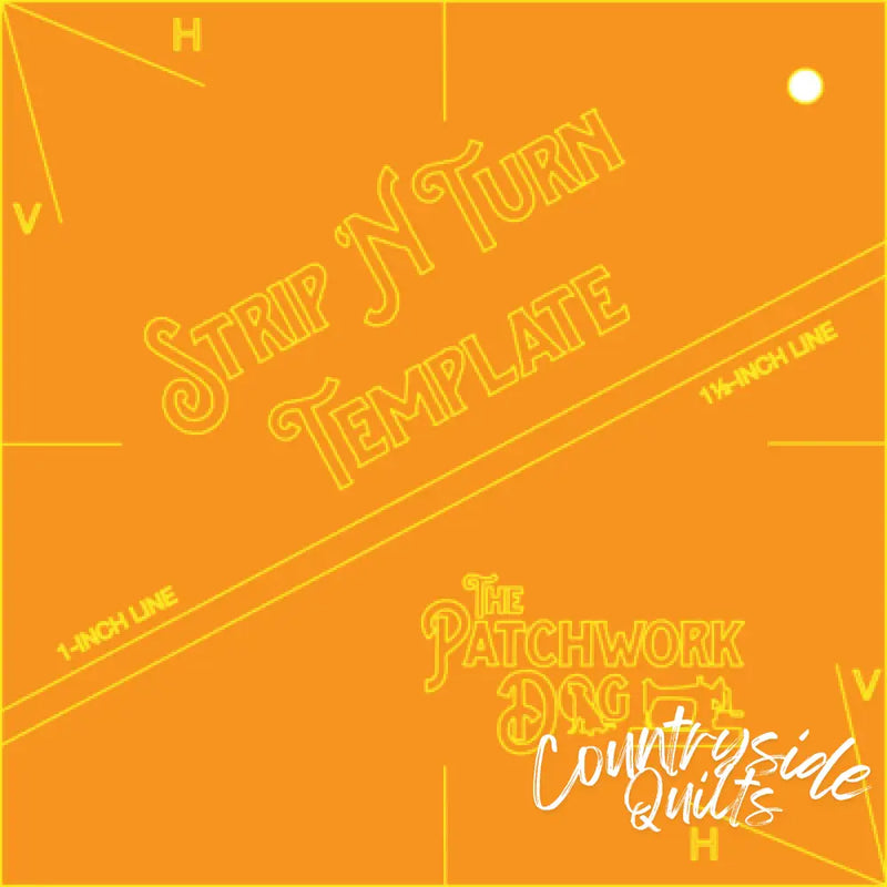 The Patchwork Dog Turn ’N Strip Template TEMP2251