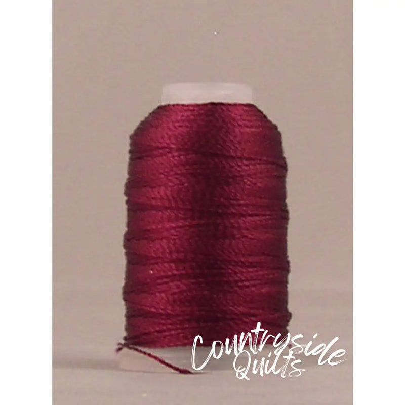 Pearl Crown Rayon #225 - Wine Mini Cone Thread 250-02-225