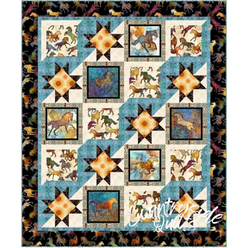 Prancing Stars - DIGITAL Quilt Pattern prancingstar
