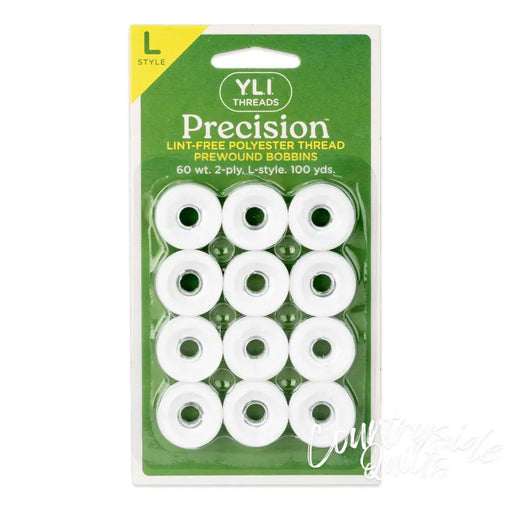 Precision #201 - Bright White L style Thread 13-4-201