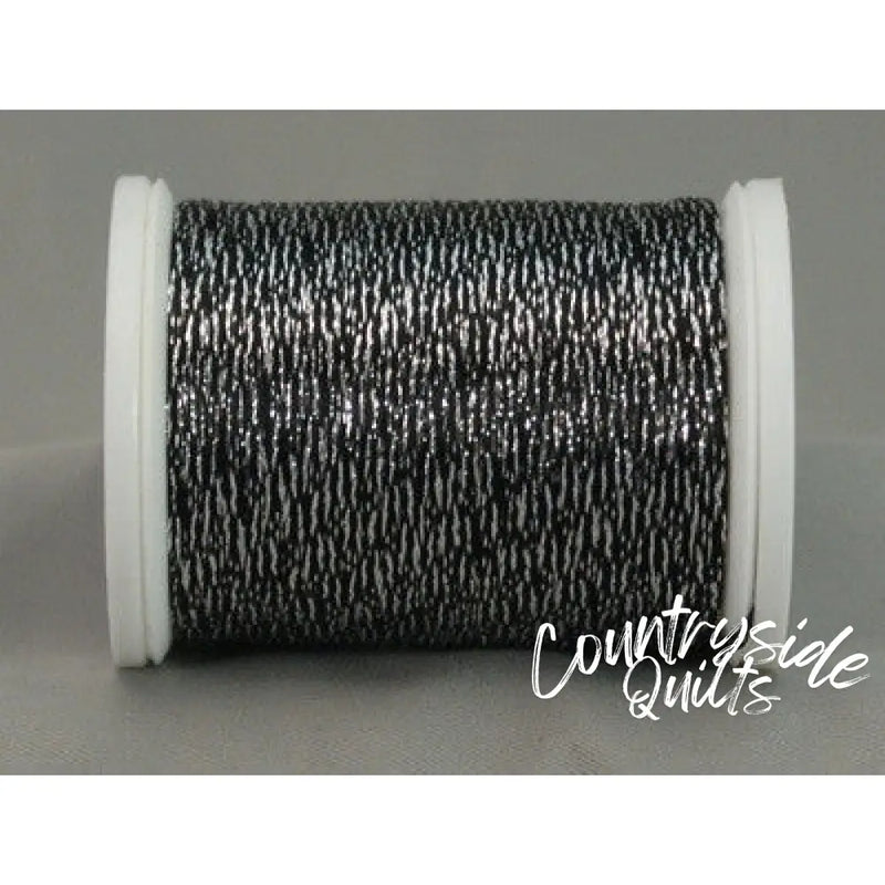 Quilt Highlights Rayon/Metallics Combo #060 - Black/Silver