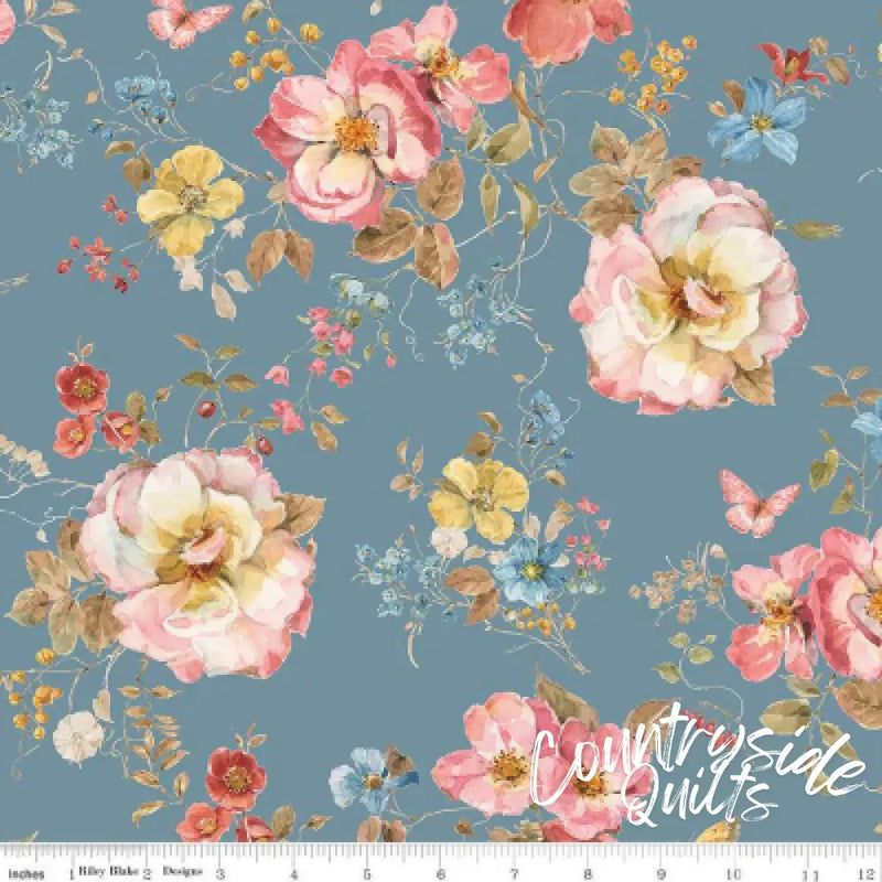 Riley Blake Designs 108 Wide Back Countryside Floral Storm