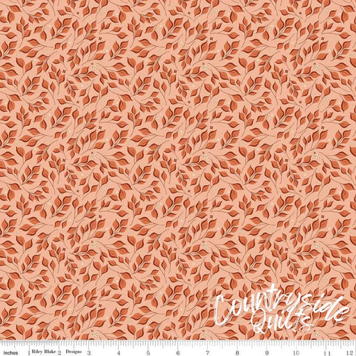 Riley Blake Designs Curated Blooms Leaves Blush 44’’