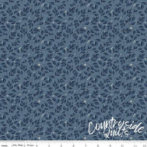 Riley Blake Designs Curated Blooms Leaves Stone 44’’