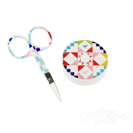 Riley Blake Designs Scissor and Tape Measure Duo Scissors