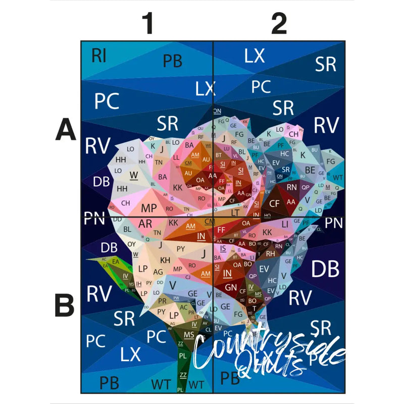 Rose Mini Quilt Kit QK008