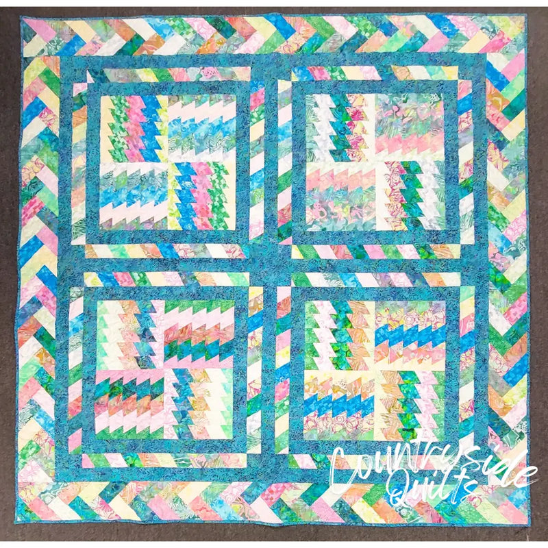 SAW TOOTH JUNIOR QUILT PATTERN Quilt Pattern 85035 3DQ6976