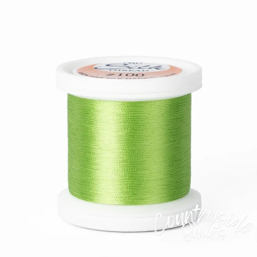 Silk #100 - 245 Bright Lime Green Spool Thread 202-10-245