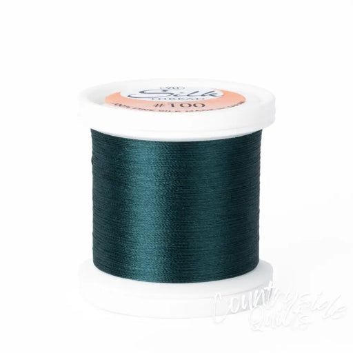 Silk #100 - 251 Dark Teal Spool Thread 202-10-251