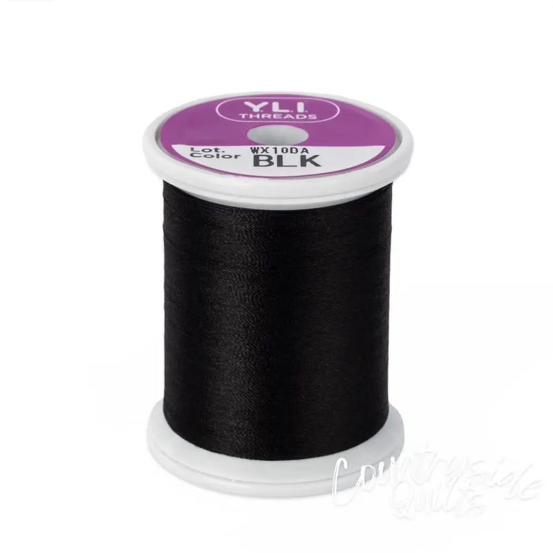 Silk #100 - Black Spool Thread 18-1-BLK