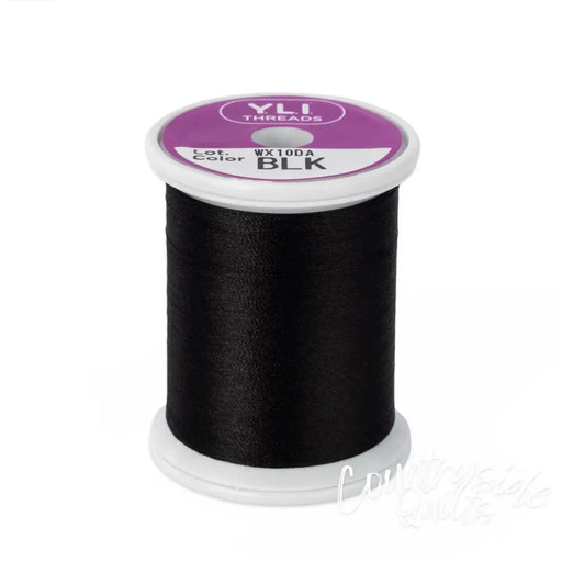 Silk #100 - Black Spool Thread 18-1-BLK