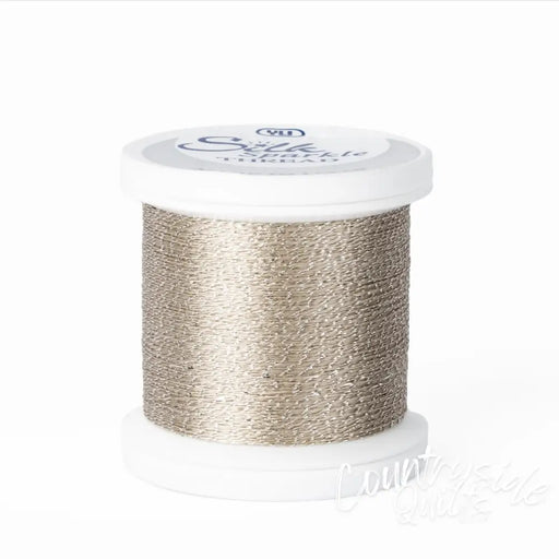 Silk #100 - S24 Light Silver Sparkle Spool Thread 202-0M-S24