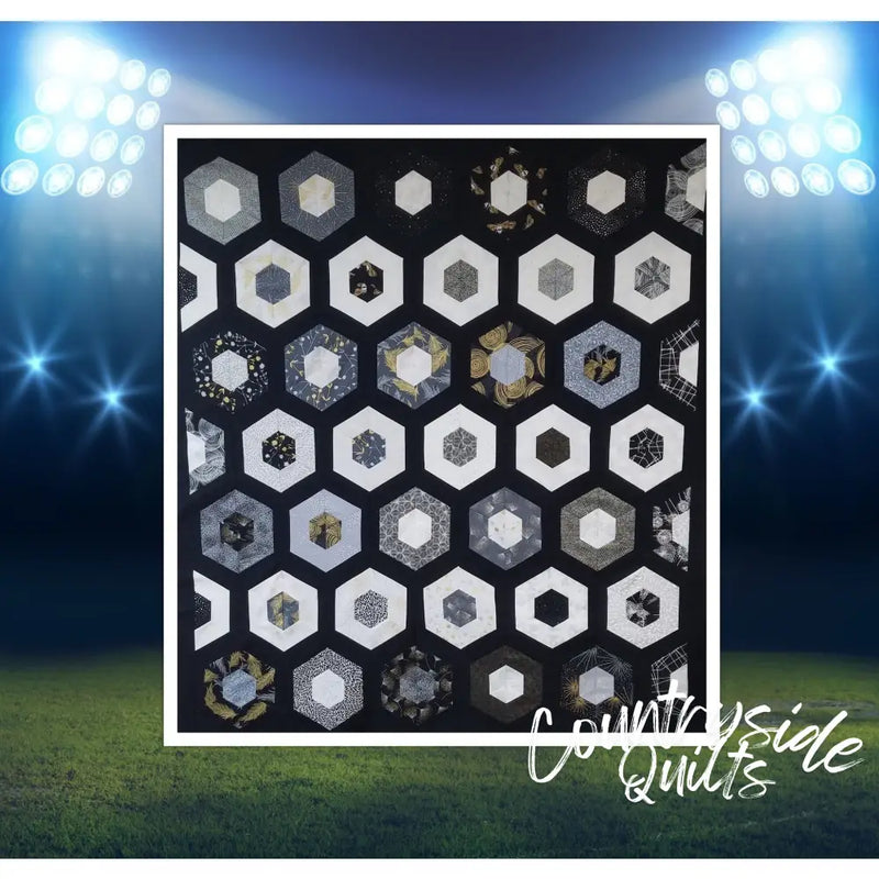 SIX-SIDED POLYGON Quilt Pattern 739406408911