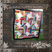 Spools and Stripes Quilt Pattern 739406408928