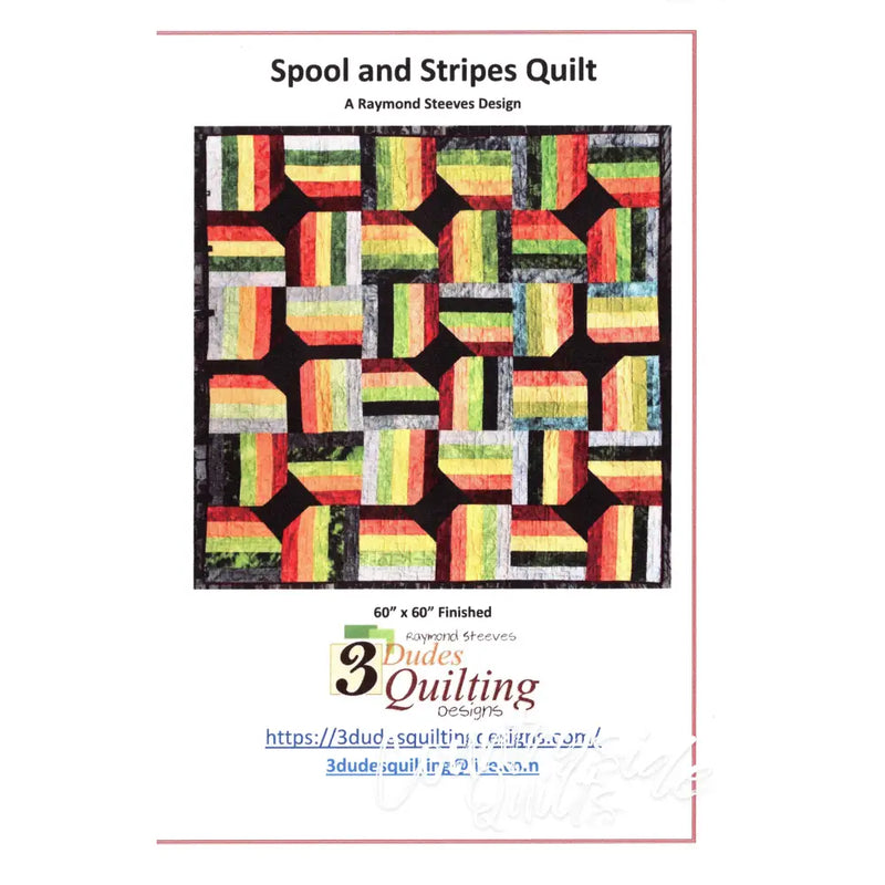 Spools and Stripes Quilt Pattern 739406408928