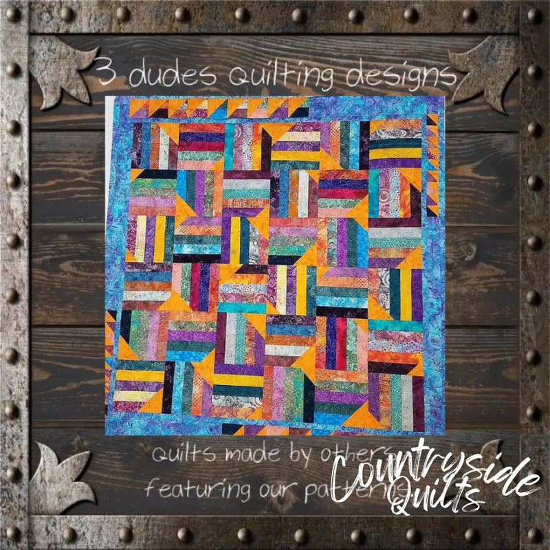 Spools and Stripes Quilt Pattern 739406408928