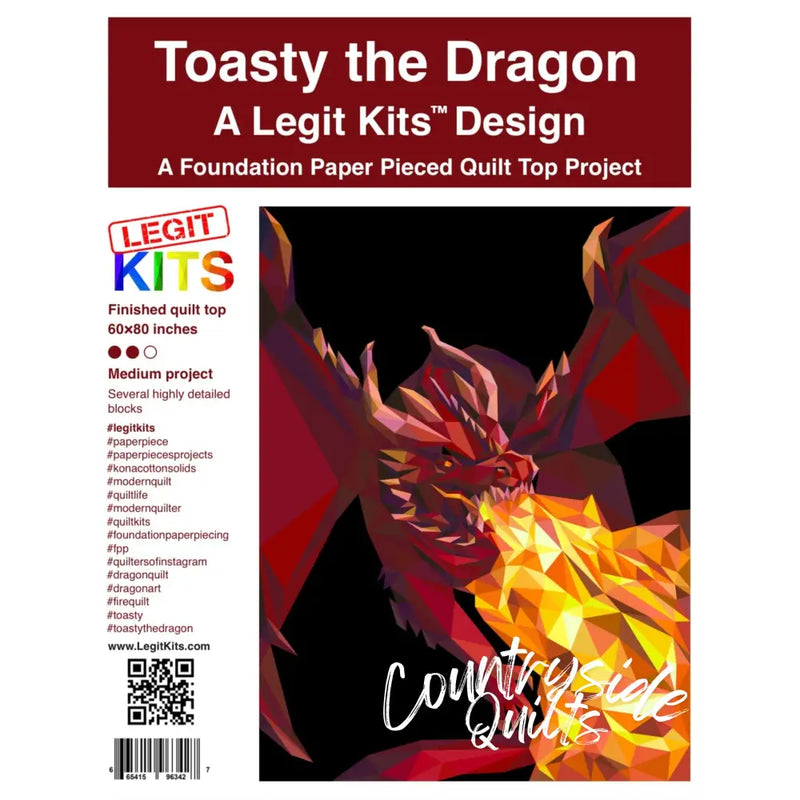 Toasty the Dragon Pattern PT037