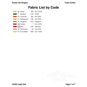 Toasty the Dragon Pattern PT037