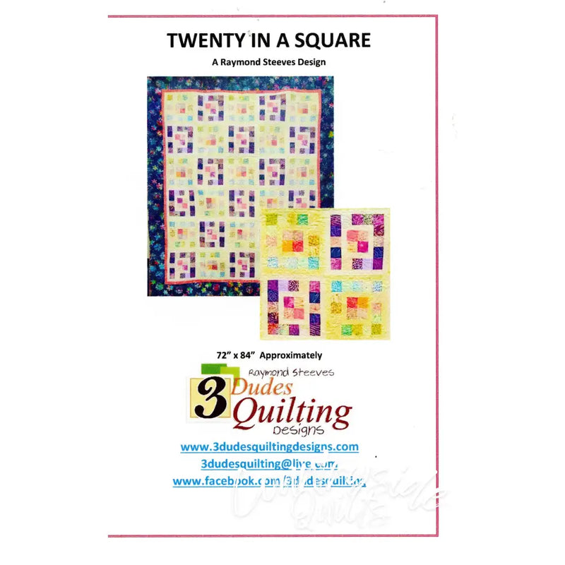 TWENTY IN A SQUARE Quilt Pattern 739406409253