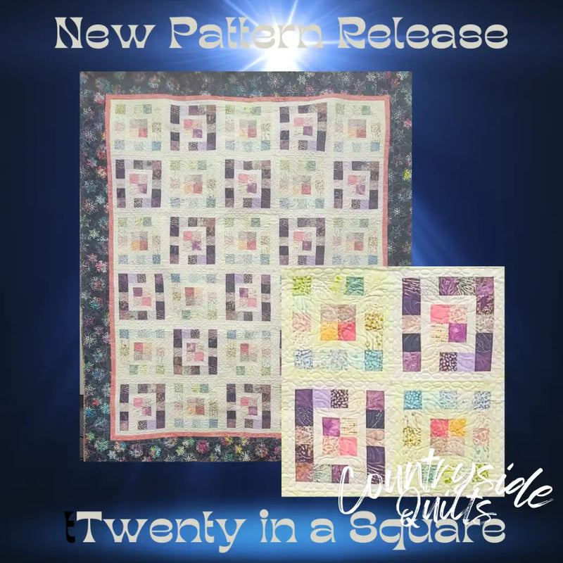 TWENTY IN A SQUARE Quilt Pattern 739406409253