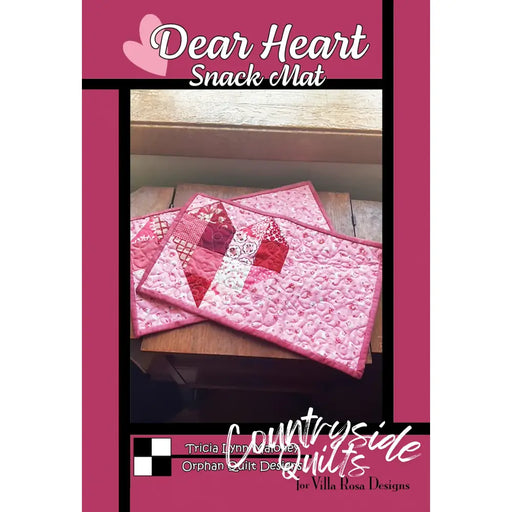 Villa Rosa Designs - Dear Heart Snack Mat - Post Card Quilt