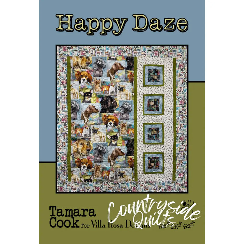 Villa Rosa Designs - Happy Daze - Post Card Quilt Pattern