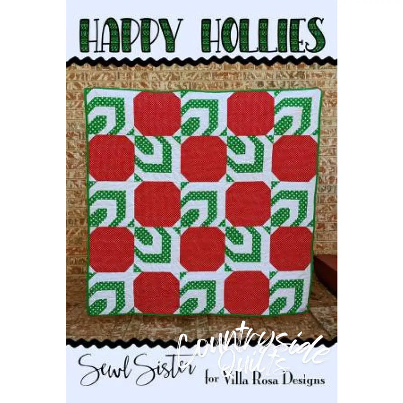 Villa Rosa Designs - Happy Hollies - Post Card Quilt