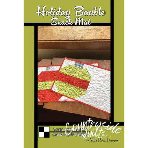 Villa Rosa Designs - Holiday Bauble Snack Mat - Post Card