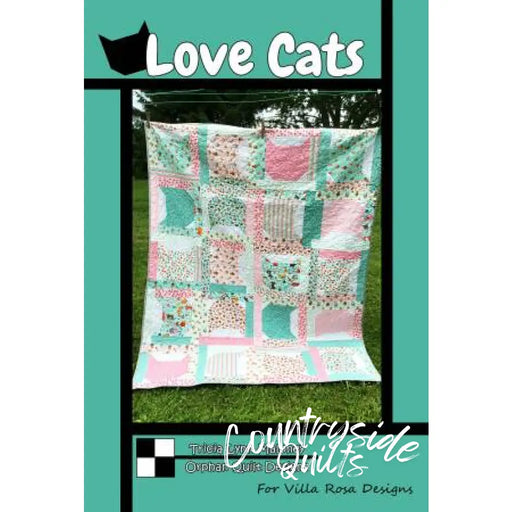 Villa Rosa Designs - Love Cats - Post Card Quilt Pattern