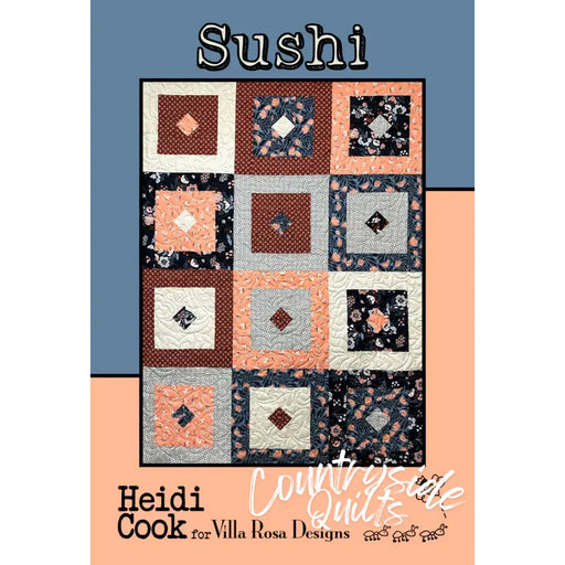Villa Rosa Designs - Sushi - Post Card Quilt Pattern 412841
