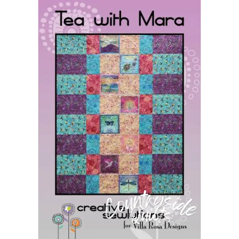 Villa Rosa Designs - Tea with Mara - Post Card Quilt