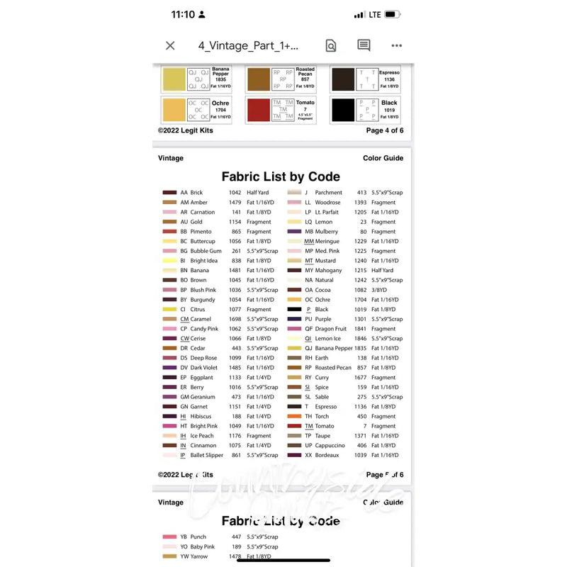 Vintage Quilt Kit QK041