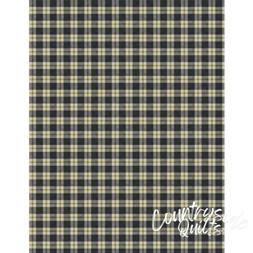 Wilmington Prints Autumn day black plaid ADBP001