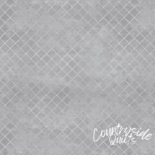 Wilmington Prints Trellis 108in Wide Back Grey 001055007215