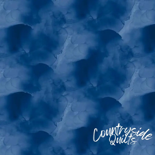 Wilmington Prints Watercolor Texture Blue 745181461331