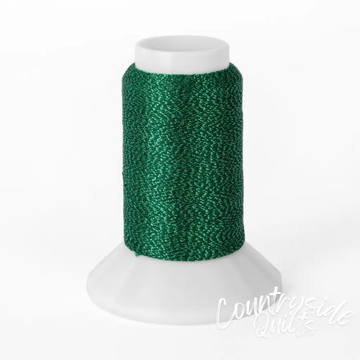 Woolly Nylon Metallic #316 - Green Mini Cone Thread